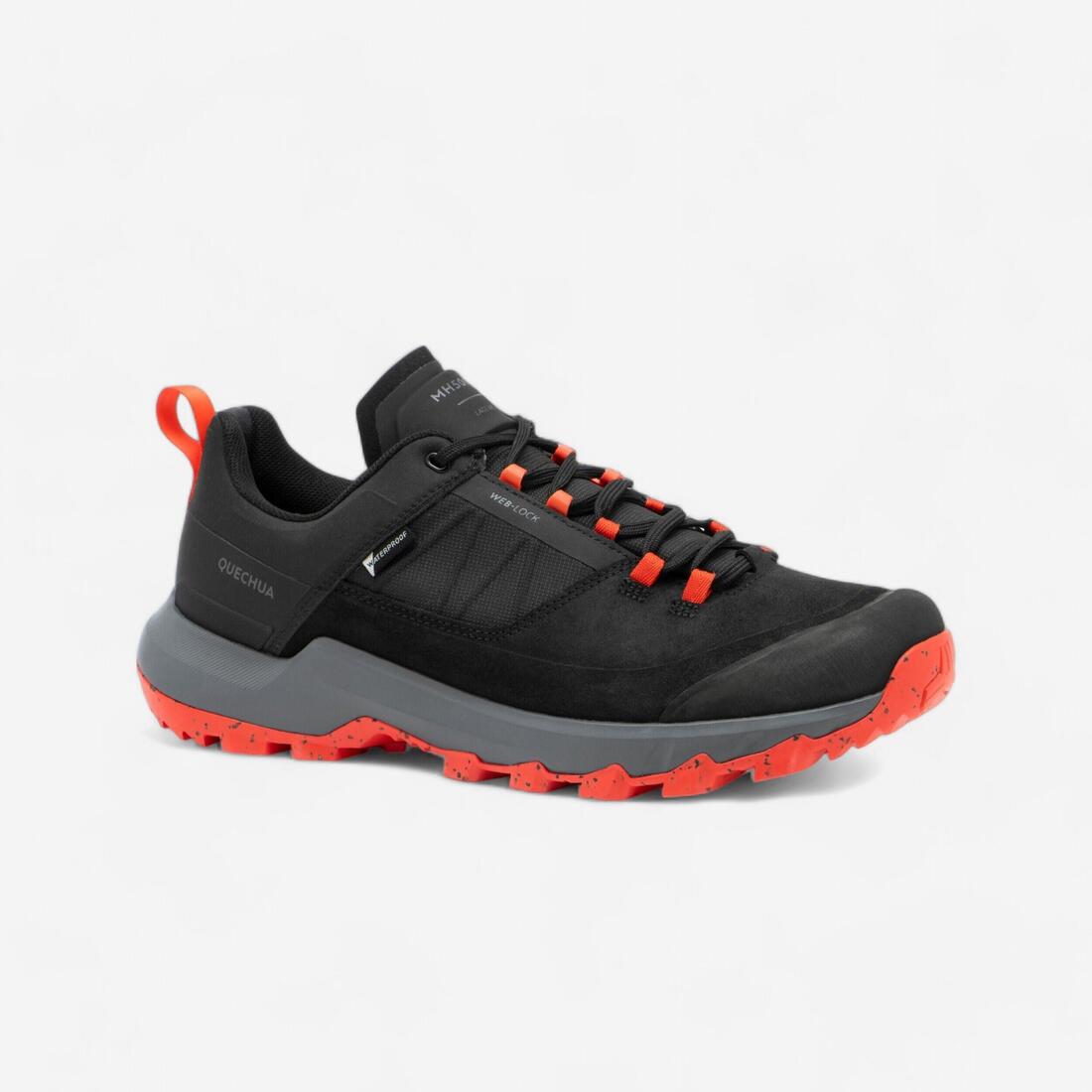 Chaussures de randonnée montagne imperméables, homme MH500 bleues