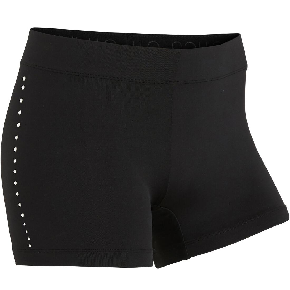 Short noir strass 900 Gymnastique Artistique Féminine