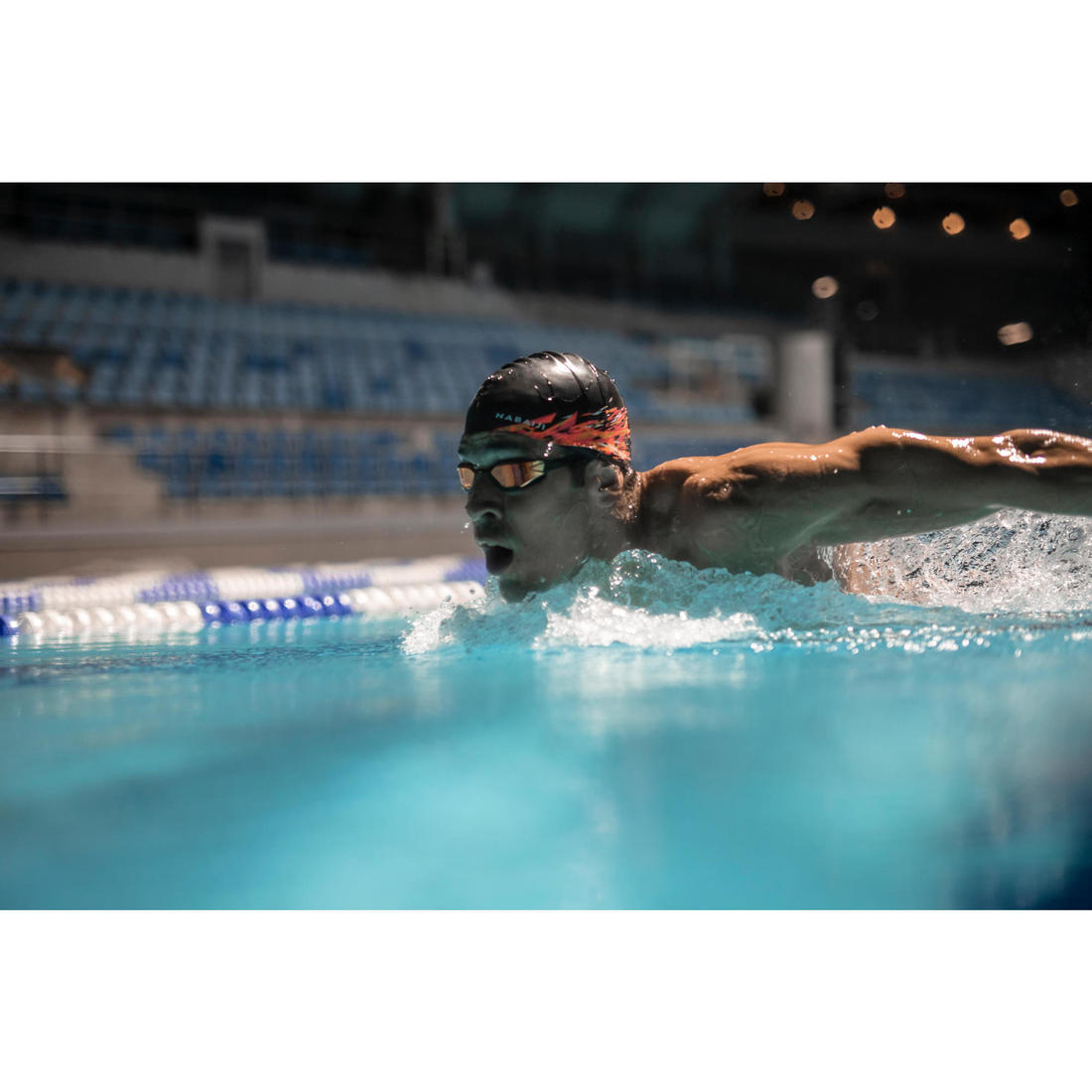 Lunettes de natation Taille Unique - Bfast noir miroir orange fire