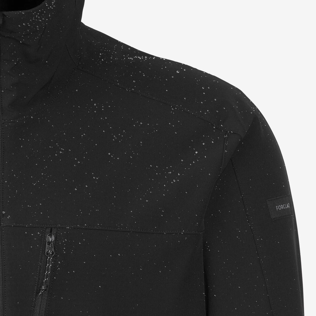 Veste de trek coupe-vent softshell homme, MT500 khaki