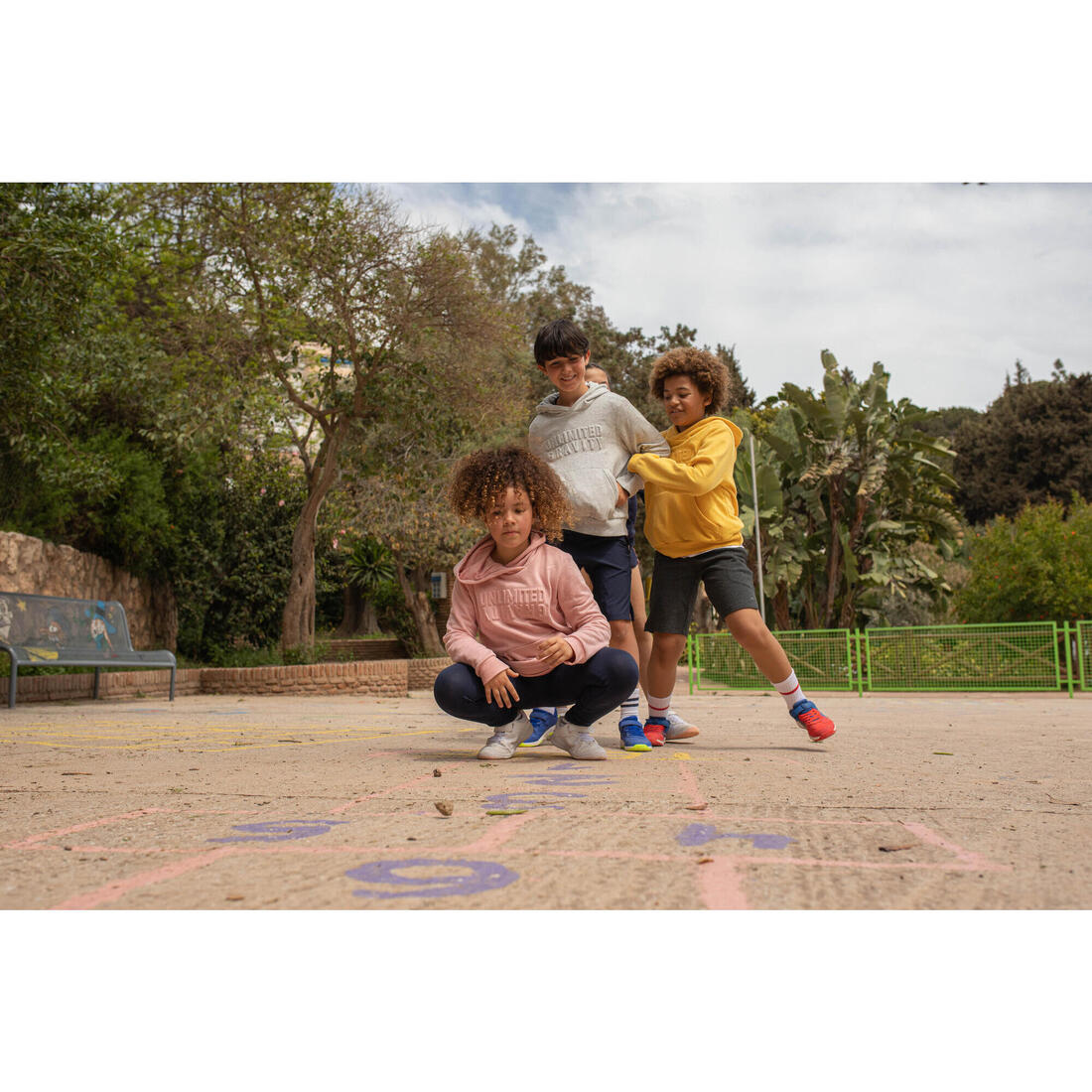 Sweat à capuche chaud enfant - 500