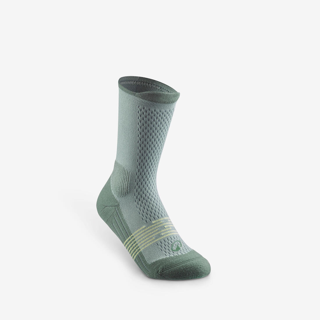 Chaussettes de randonnée hautes (2 paires) 27 au 38 enfant, Hike 500
