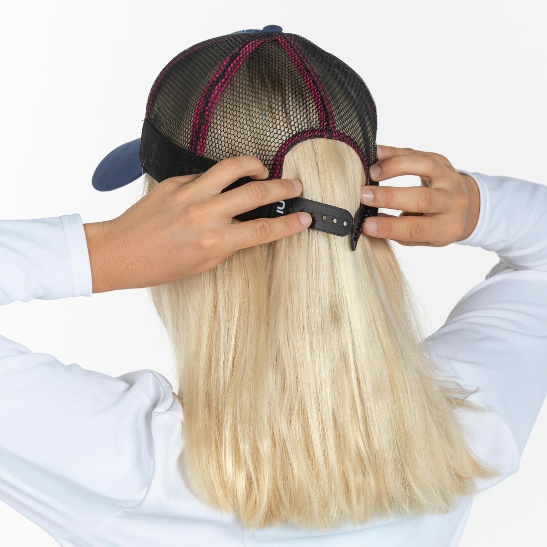 Casquette de Beach Style trucker adulte Rose Bleue