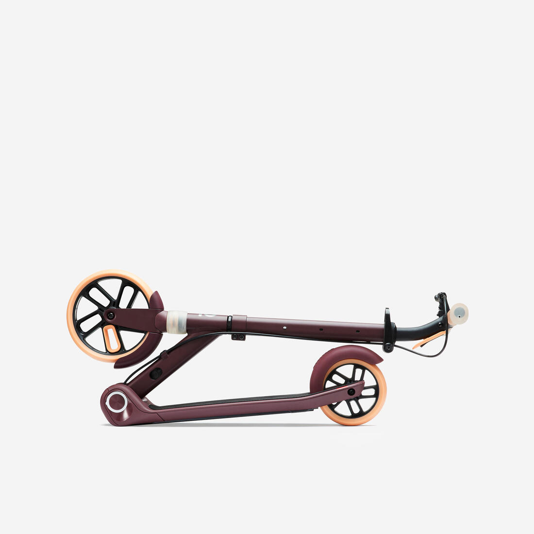 Trottinette junior m900 vert kaki et touche