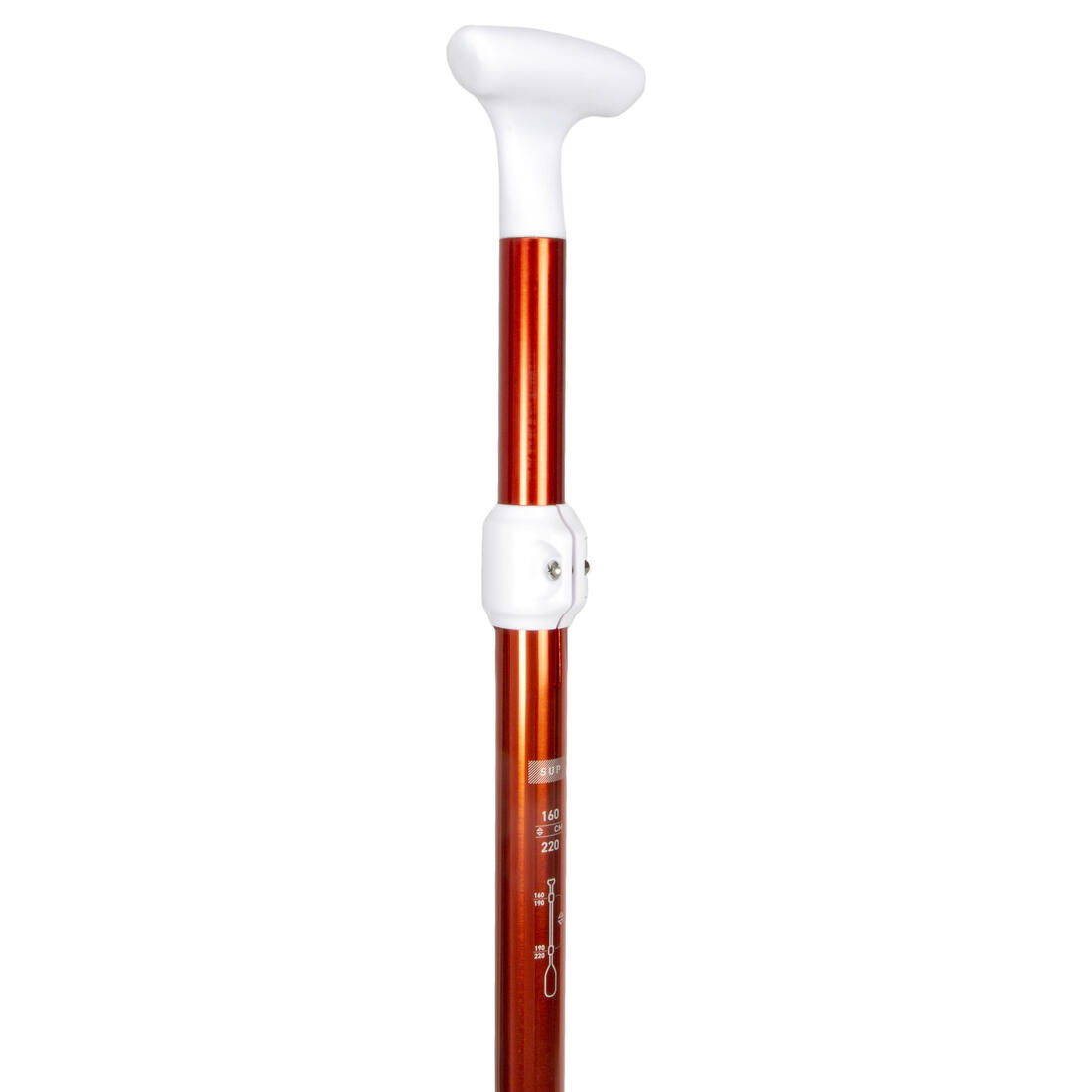 Pagaie de stand up paddle compacte 100 en 5 parties - 160-220 cm.
