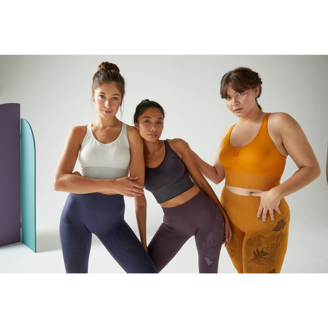 LEGGING 7/8 YOGA DYN SANS COUTURES CHINE