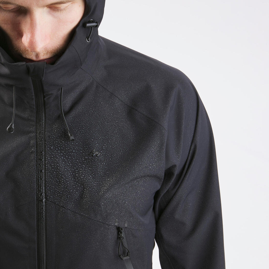 Veste imperméable et respirante de randonnée homme, MH500