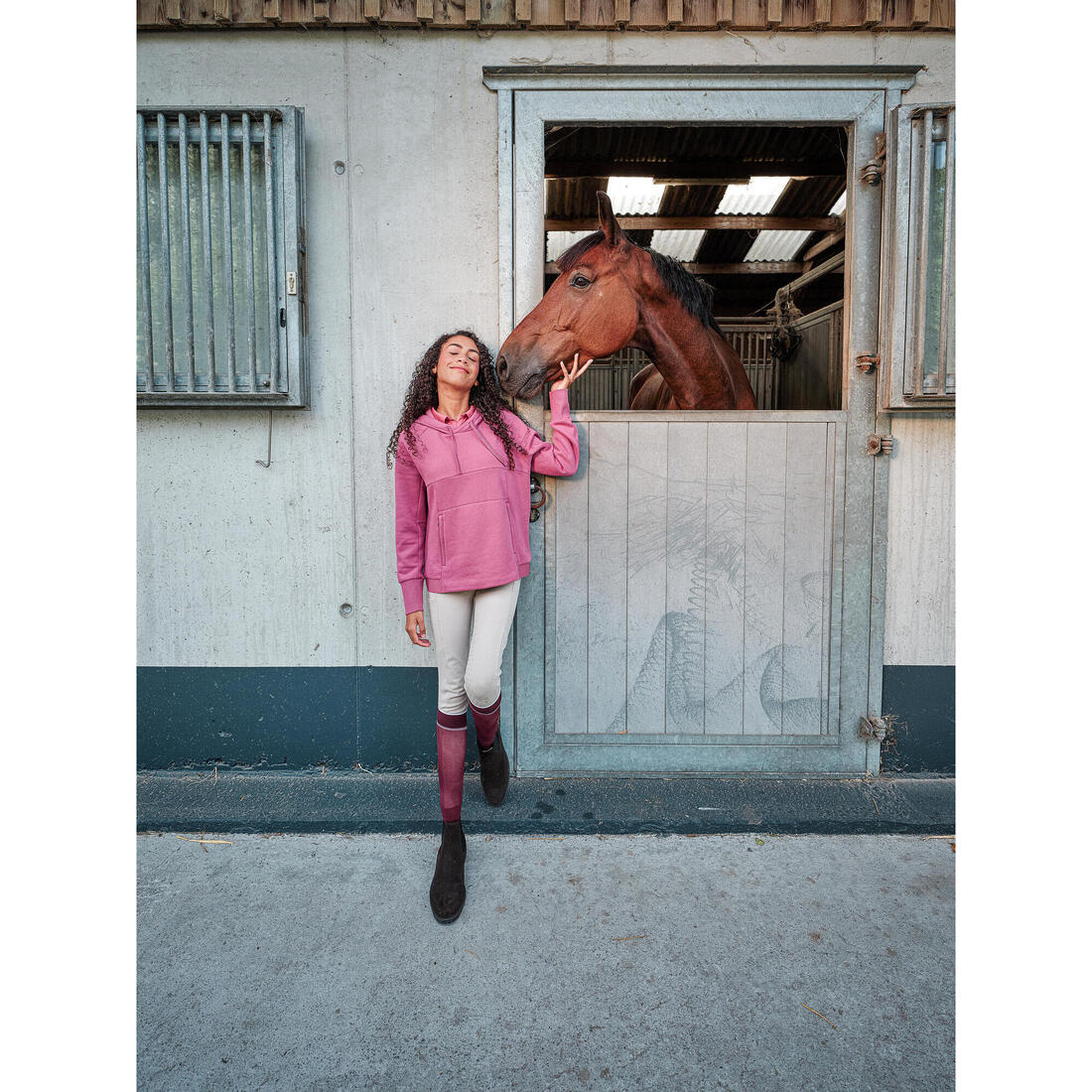 Pantalon équitation full grip enfant CLUB