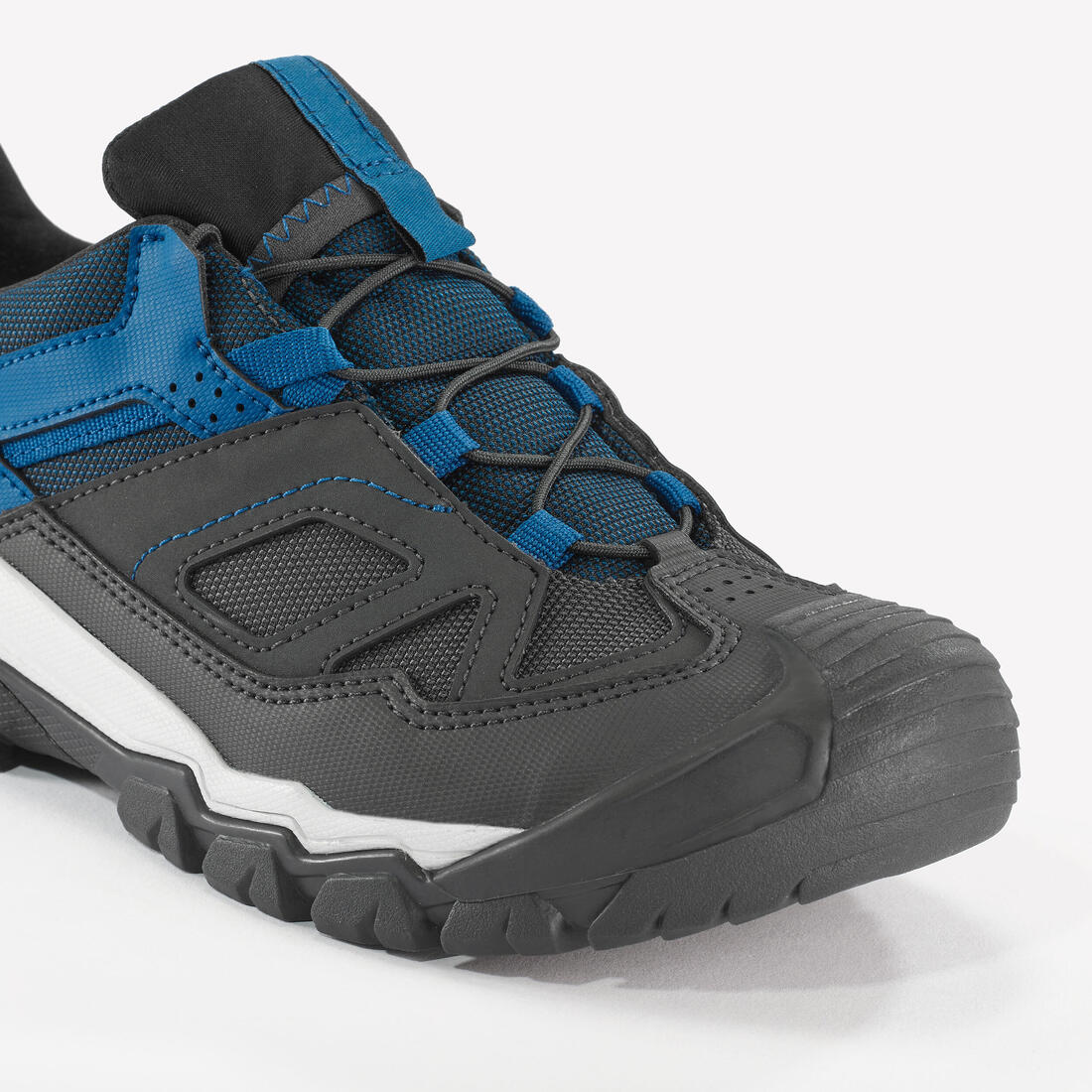 Chaussures imperméables de randonnée enfant avec lacet - CROSSROCK vertes 35-38