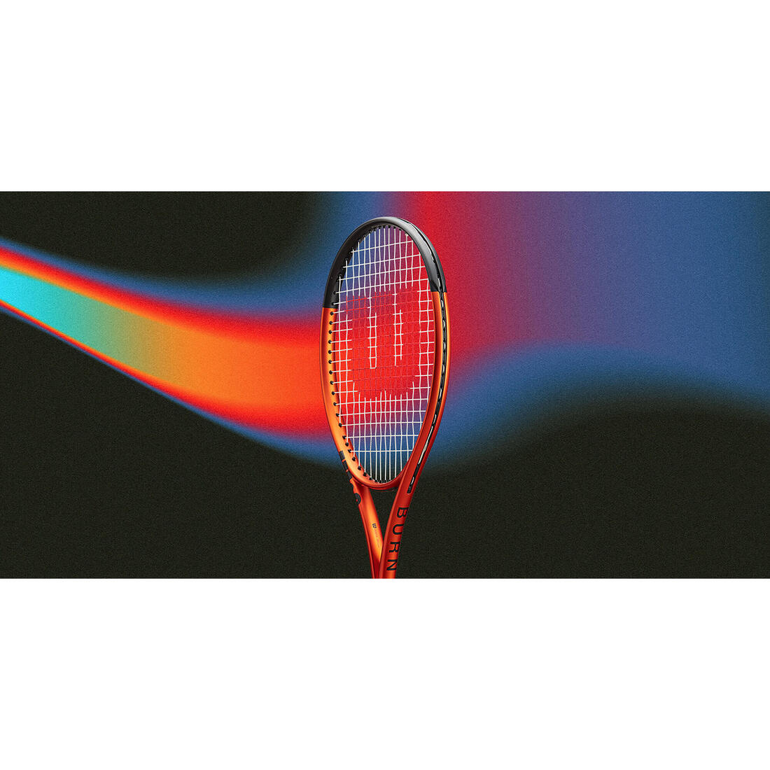 Raquette de tennis adulte - Wilson burn 100LS V5.0 orange 280G