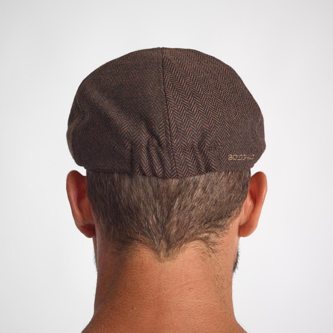 Casquette chasse déperlant tweed plate