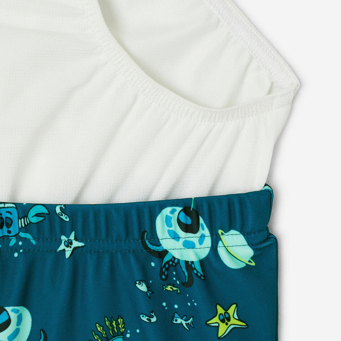 Boxer-couche de bain lavable bleu imprimé