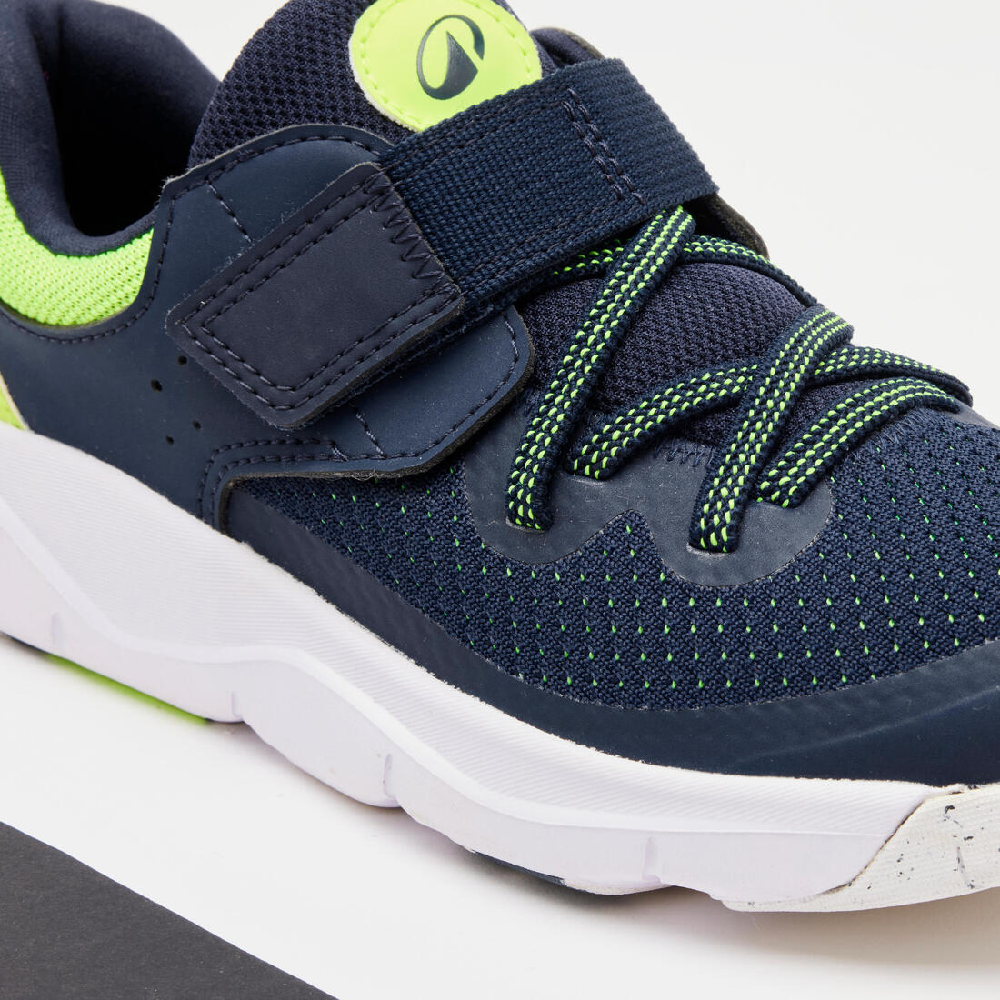 Chaussures de sport à scratch légères enfant, Playful Fast noir et