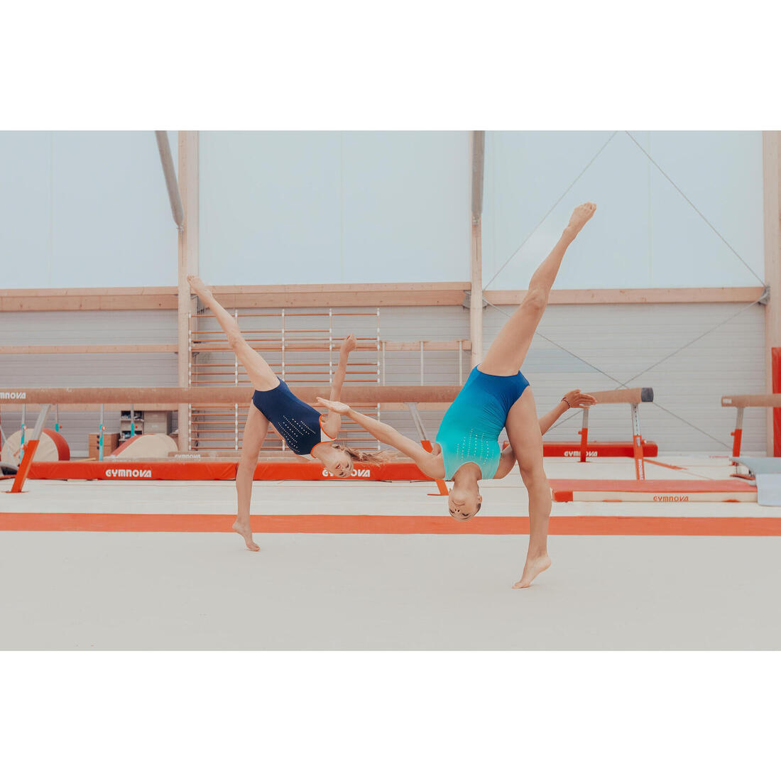 Justaucorps de gymnastique sans manches fille