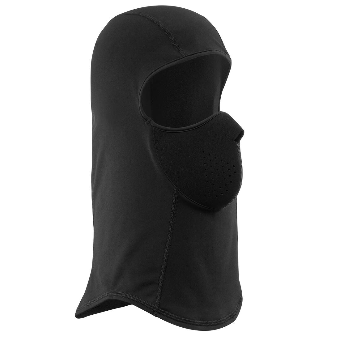 CAGOULE DE SKI AVEC MASQUE POUDREUSE ADULTE - NOIR