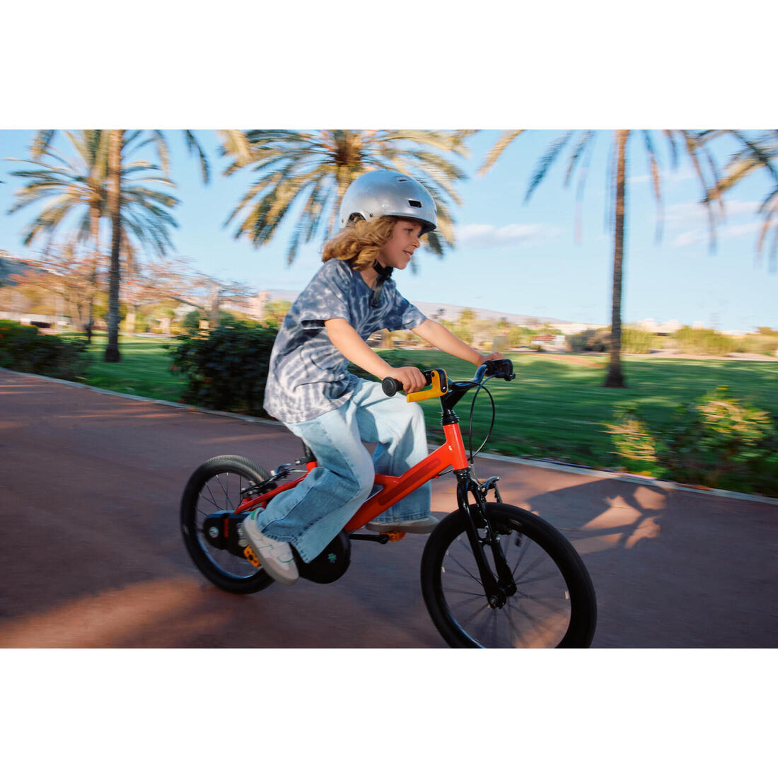 Vélo enfant 16 pouces 4-6 ans, DISCOVER 500
