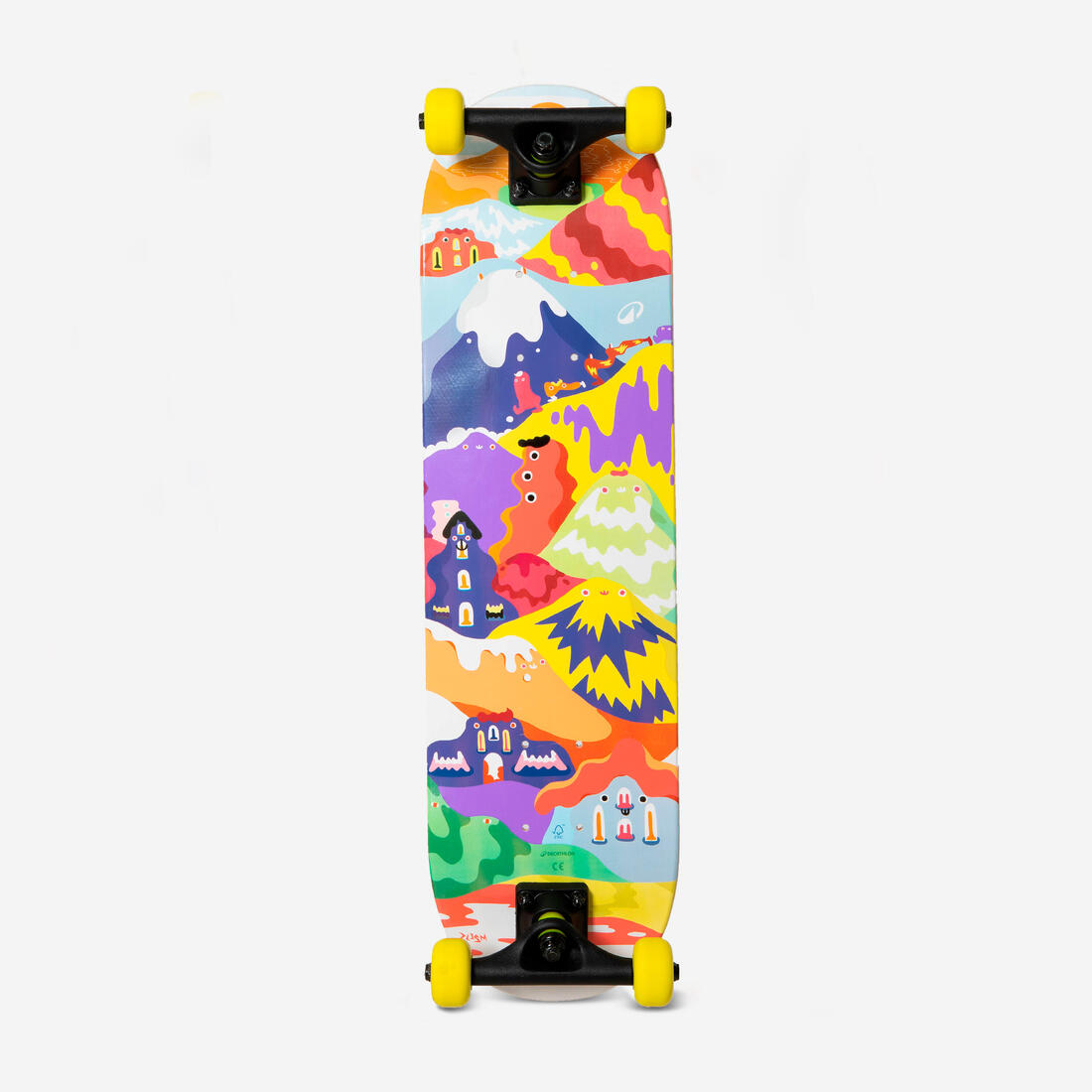 Skateboard enfant 3 à 7 ans Play 120 HAPPY MOUNTAINS
