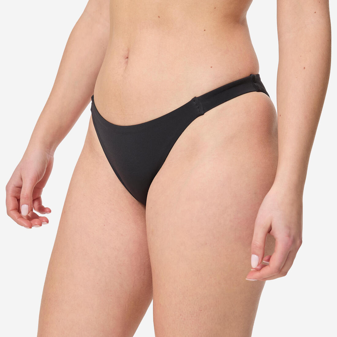 Bas de maillot de bain bords fins surf femme, Aly