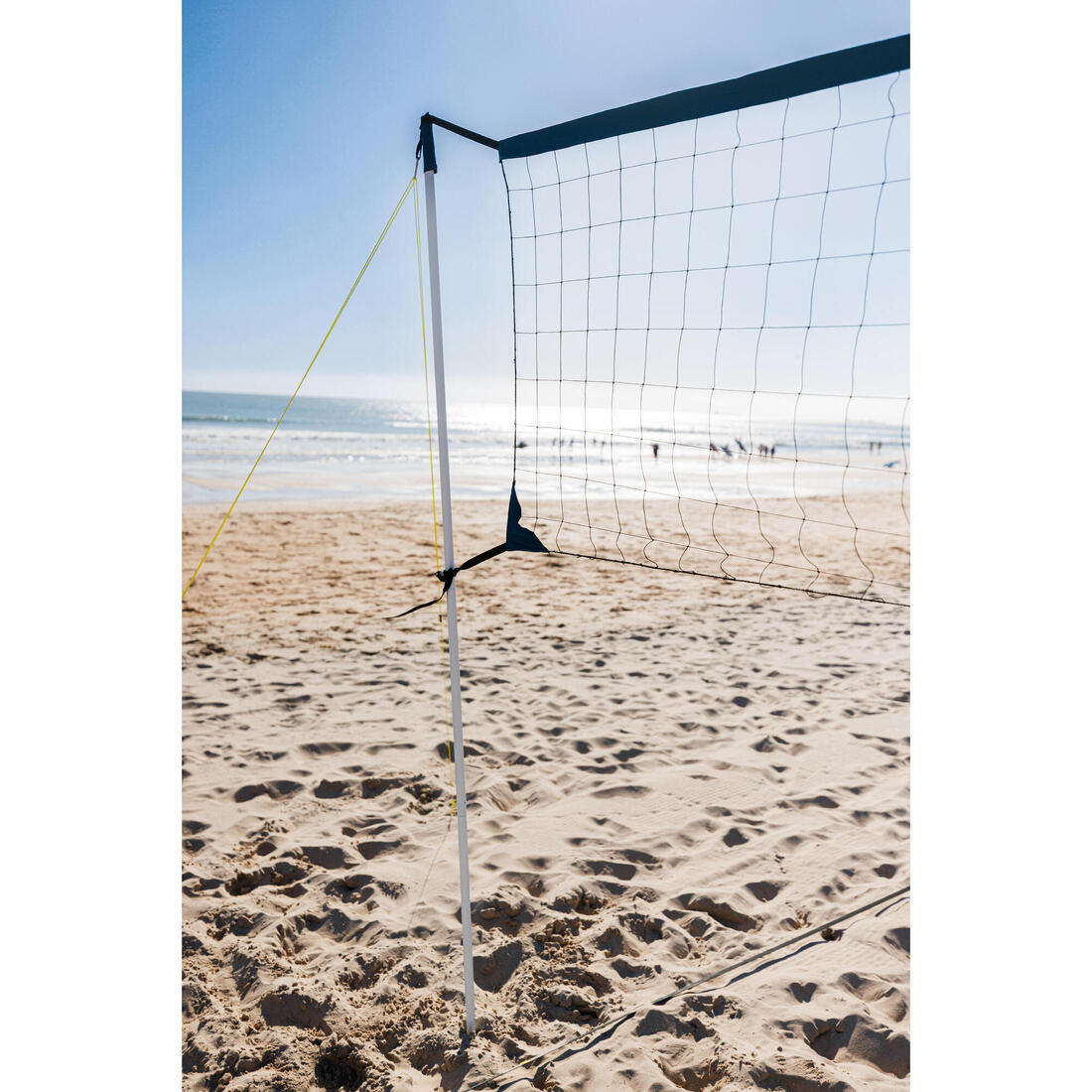 Set (filet et poteaux) de beach volley loisir bv 500 (6m) bleu