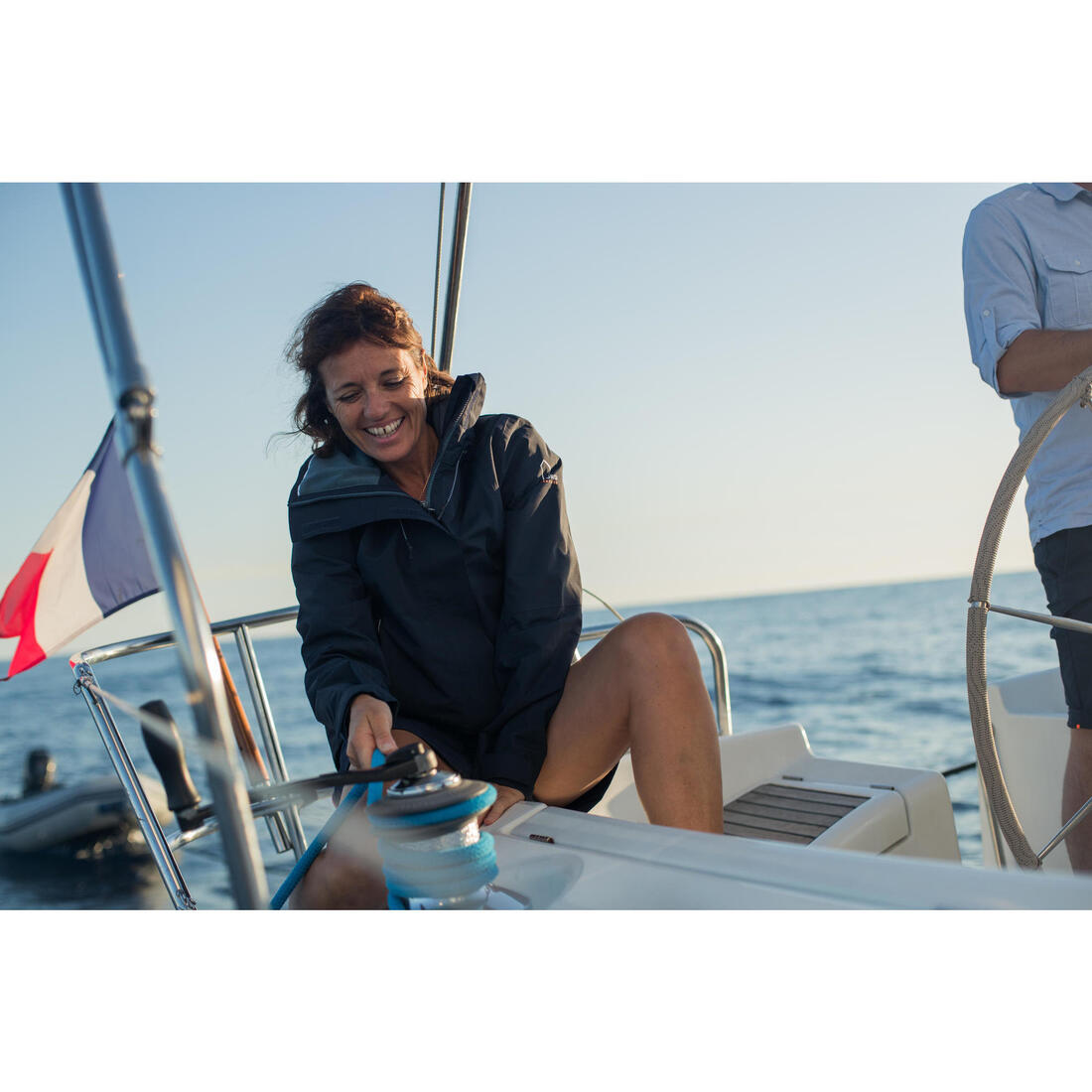Veste imperméable coupe-vent - veste de pluie femme SAILING 300