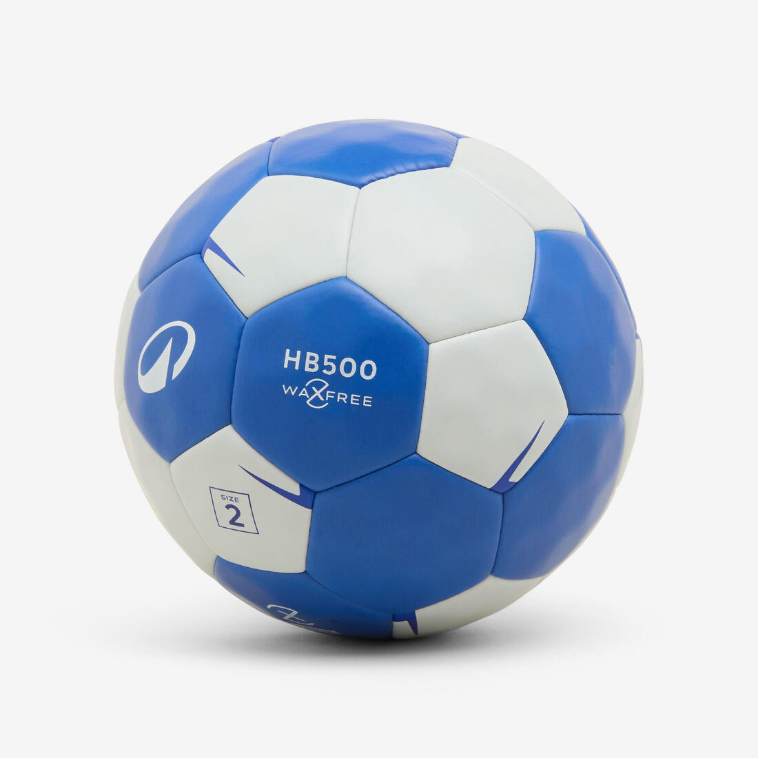Ballon de handball sans résine taille 2 - Waxfree Ultragrip bleu / blanc