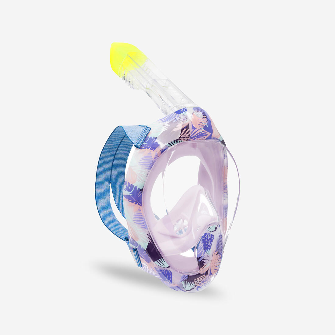 Masque snorkeling surface easybreath + avec valve acoustique > 10 ans - jungl