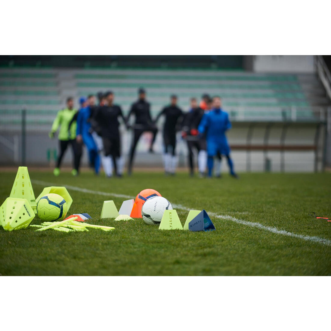 Lot de 6 cônes d'entrainement Essential 15cm