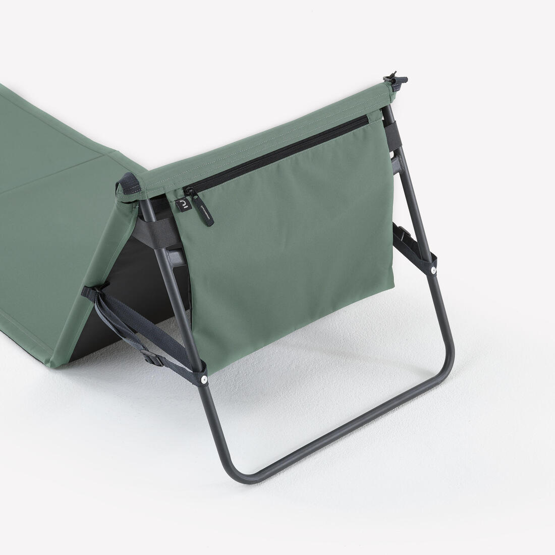 Natte de plage et de camping pliable, avec dossier inclinable