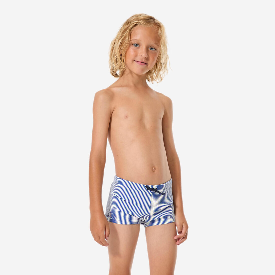 Boxer de bain natation texturé Garçon enfant, Fiti rayé