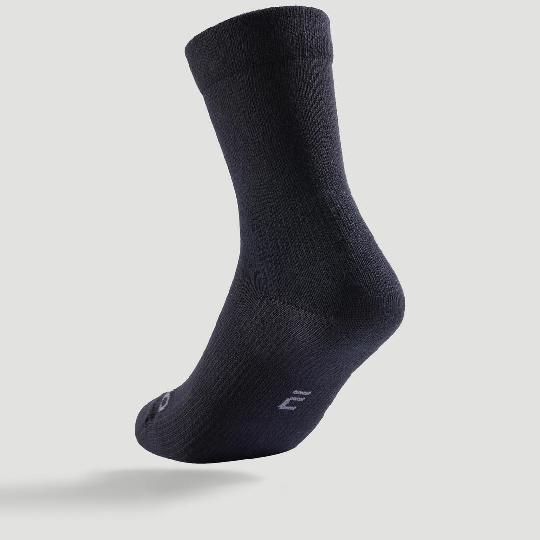 CHAUSSETTES DE SPORT HAUTES ENFANT RS 60 BLANC MARINE LOT DE 3.
