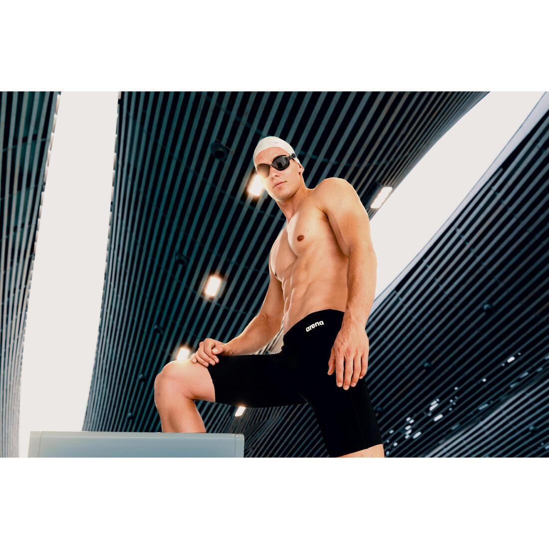 Lunettes de natation, Arena Air Bold Swipe fumé noir