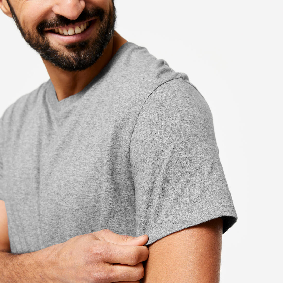 T-shirt fitness coton homme - 100 sportee