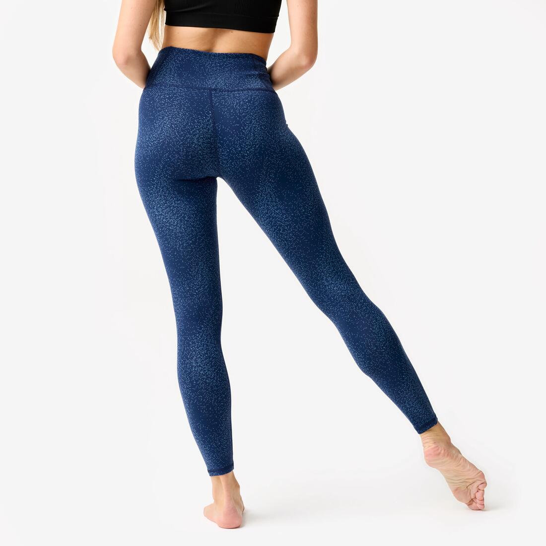 Legging de danse taille haute et ceinture plate femme, imprimé