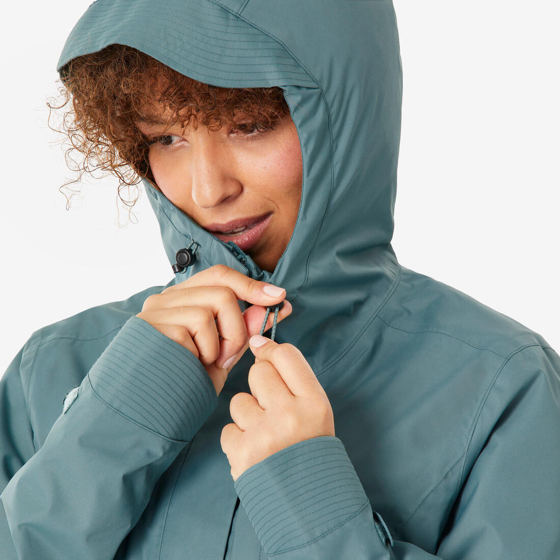 Veste de randonnée imperméable femme, NH500