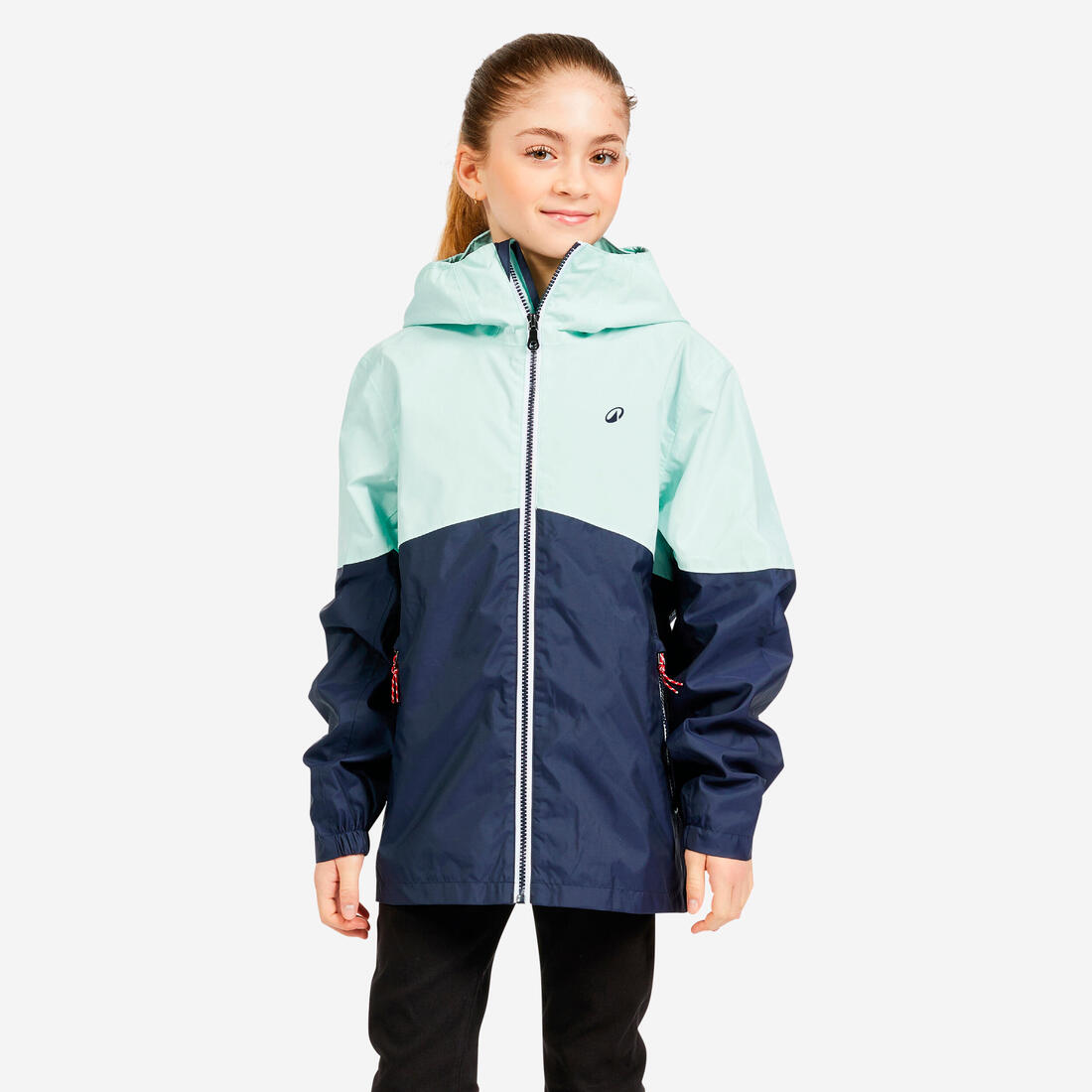 Veste imperméable et coupe vent de voile enfant, 100 navy