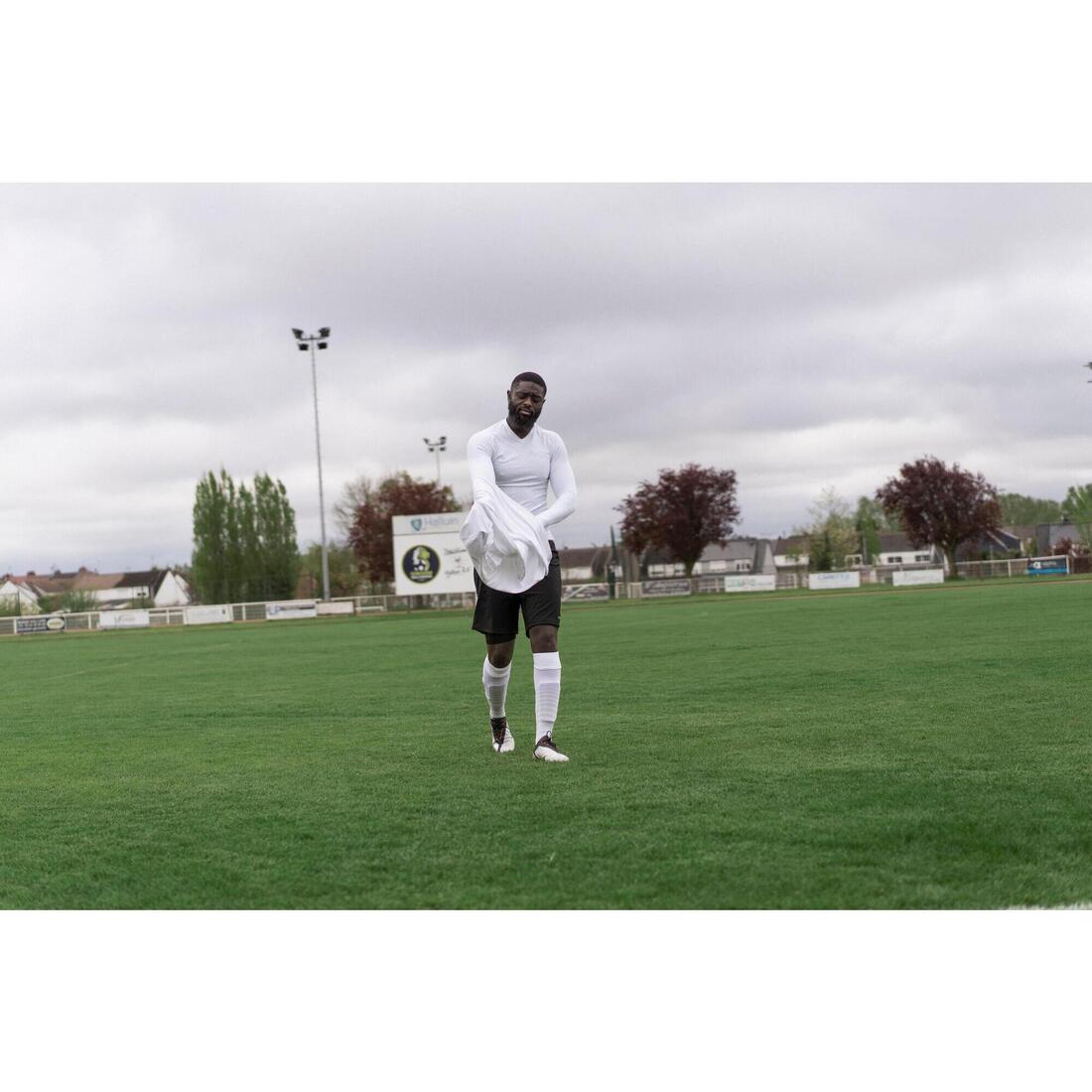 Sous-maillot de foot thermique seamless manches longues mixte, Keepdry