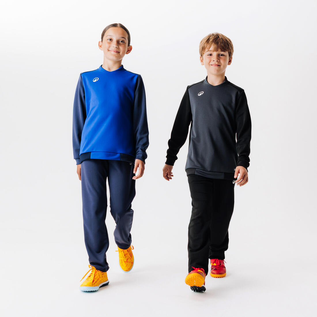 Pantalon d'entraînement de football enfant ESSENTIEL noir