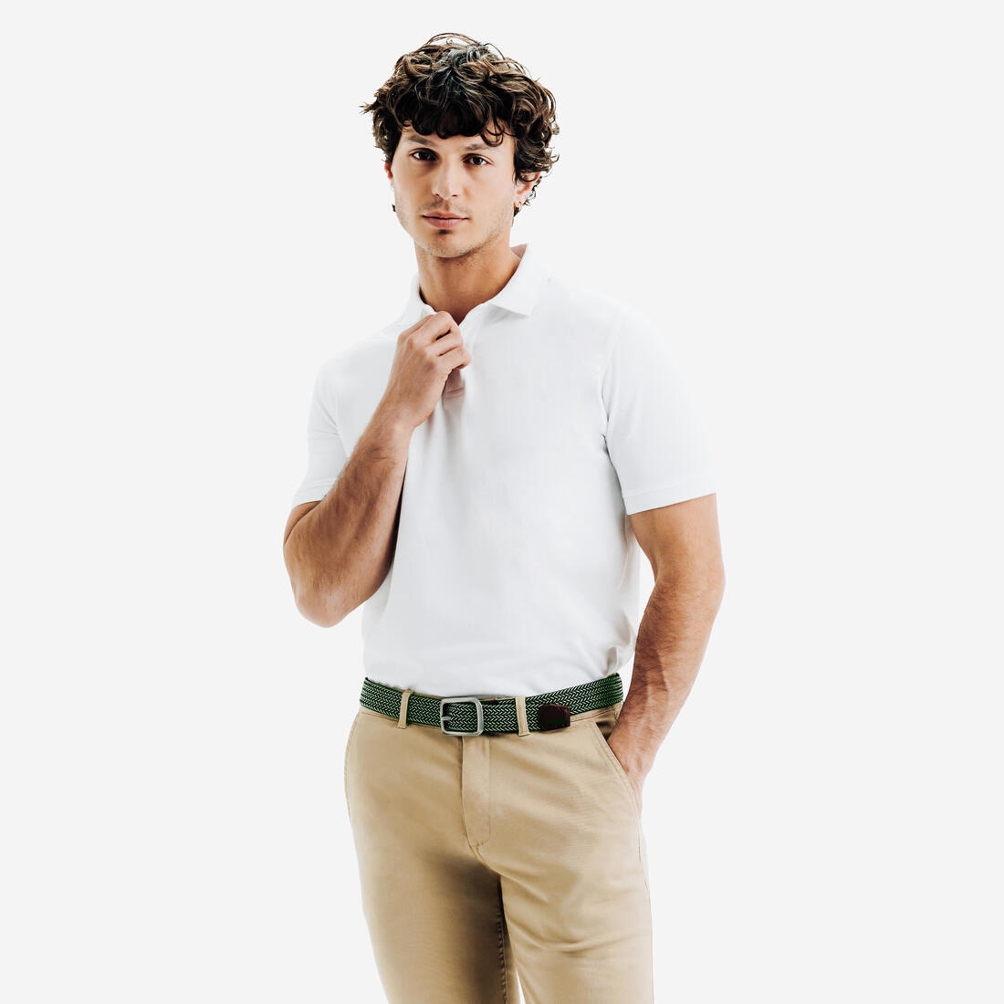 Ceinture golf tressée élastique & extensible