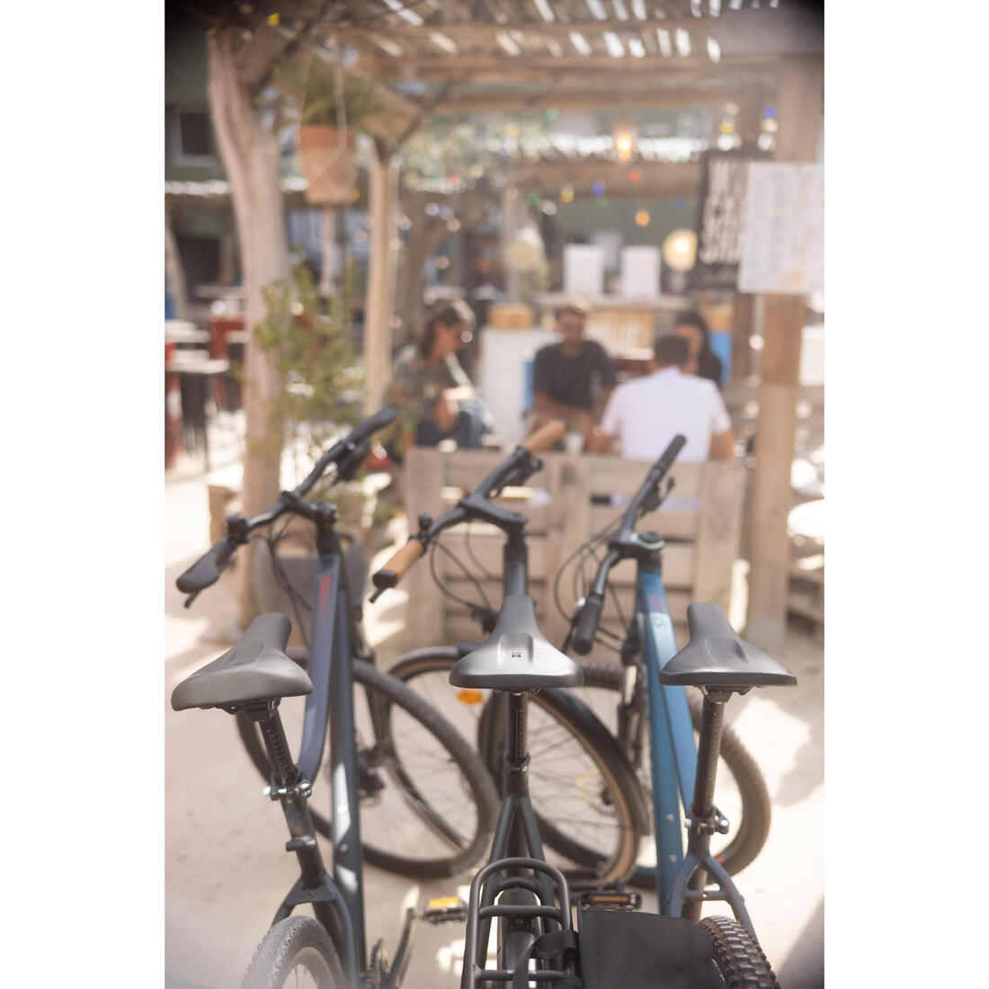 Selle velo trekking/ville 60° sd memory foam