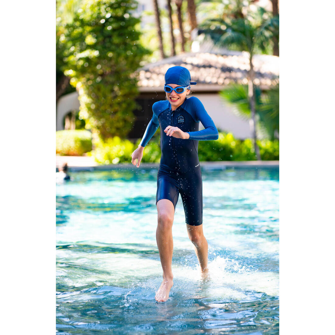 Bonnet de Bain en Maille - Tissu Imprimé - Taille S - Pantai