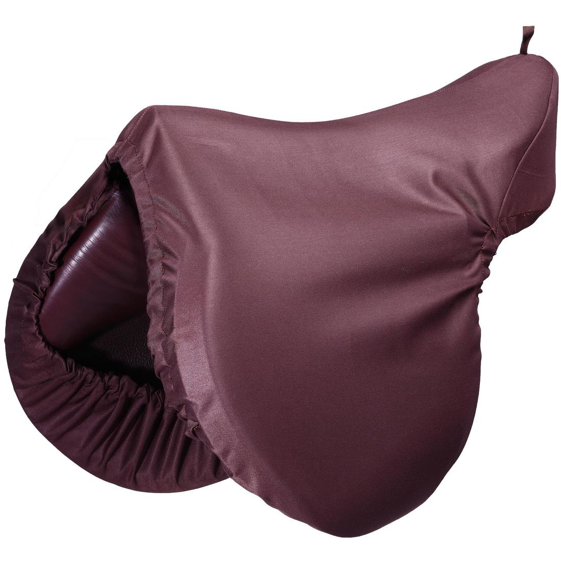 Selle équitation cuir polyvalente 17,5" Cheval - Paddock noire