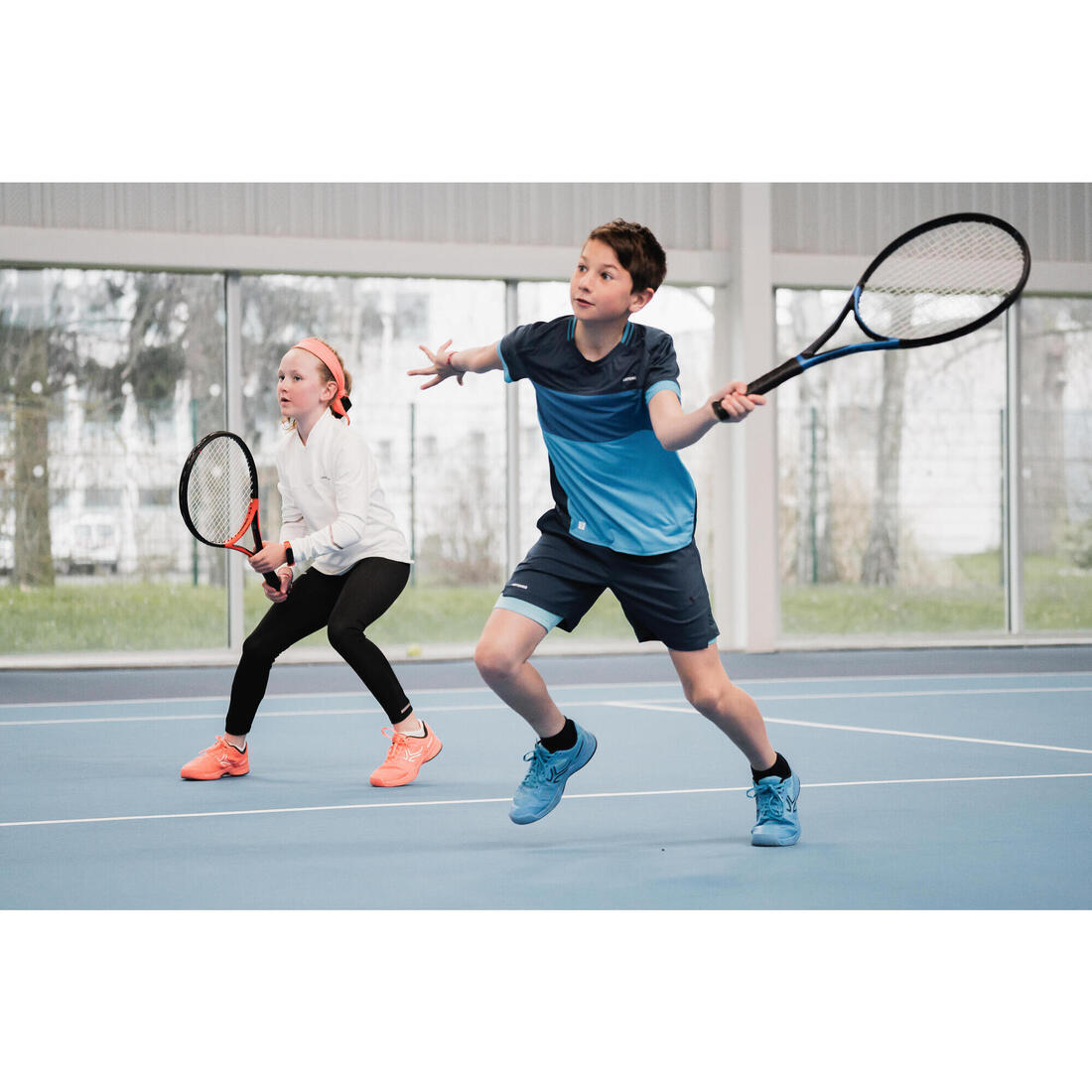 T-shirt de tennis garcon - TTS dry