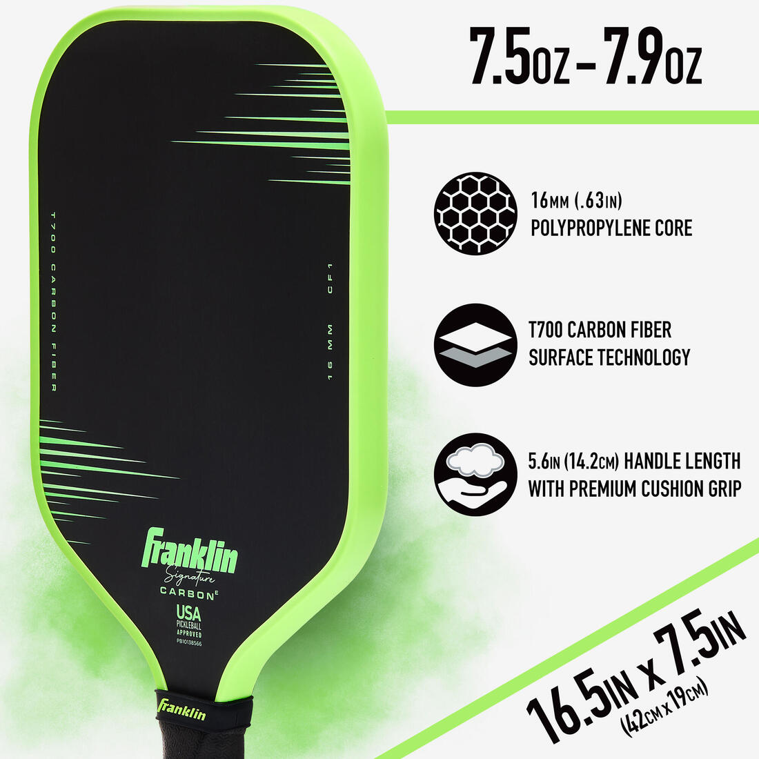 Raquette de Pickleball Signature en Fibre de Carbone