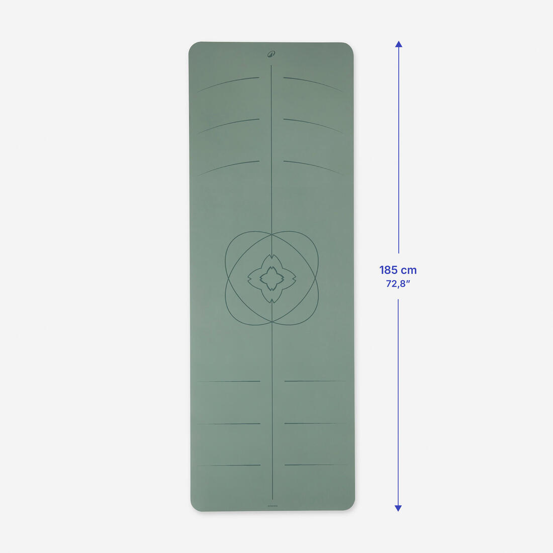 Tapis de yoga dynamique ultra adhérent épaisseur 4 mm