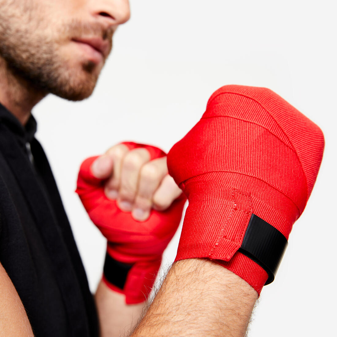 Bandes de boxe 2,5m rouges