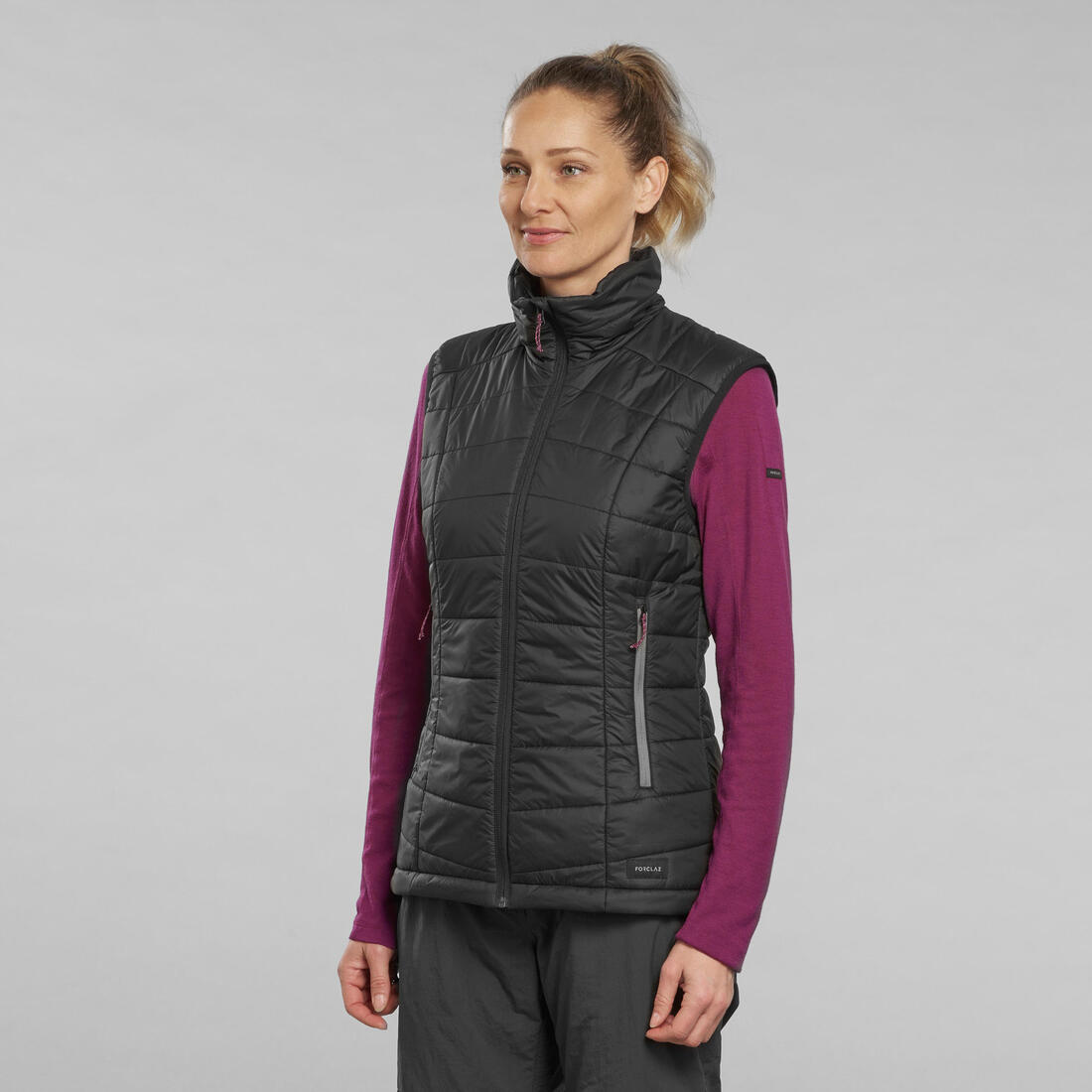 Doudoune de trek sans manches synthétique Femme, MT100
