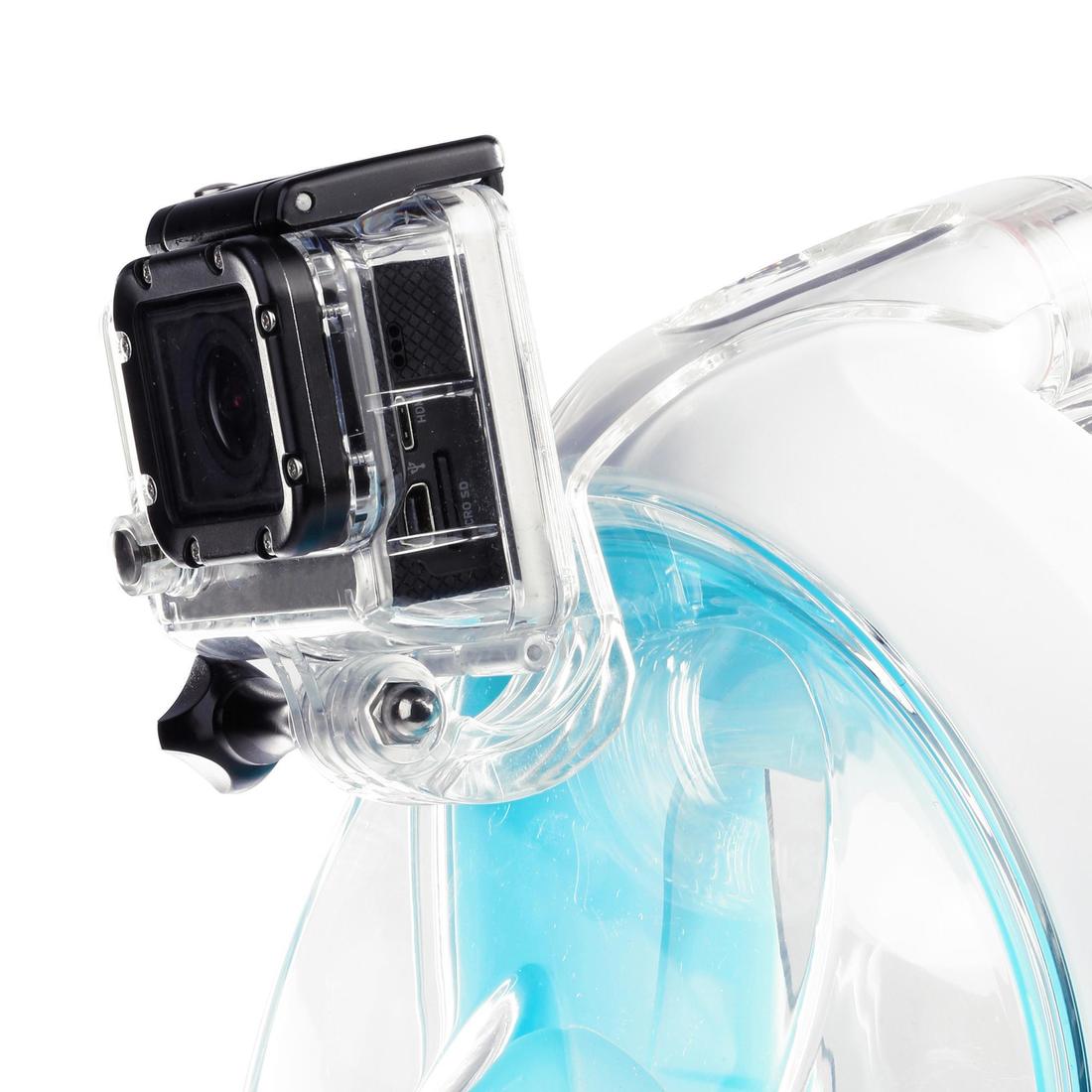 Fixation caméra pour le masque Easybreath première version avec écrou.