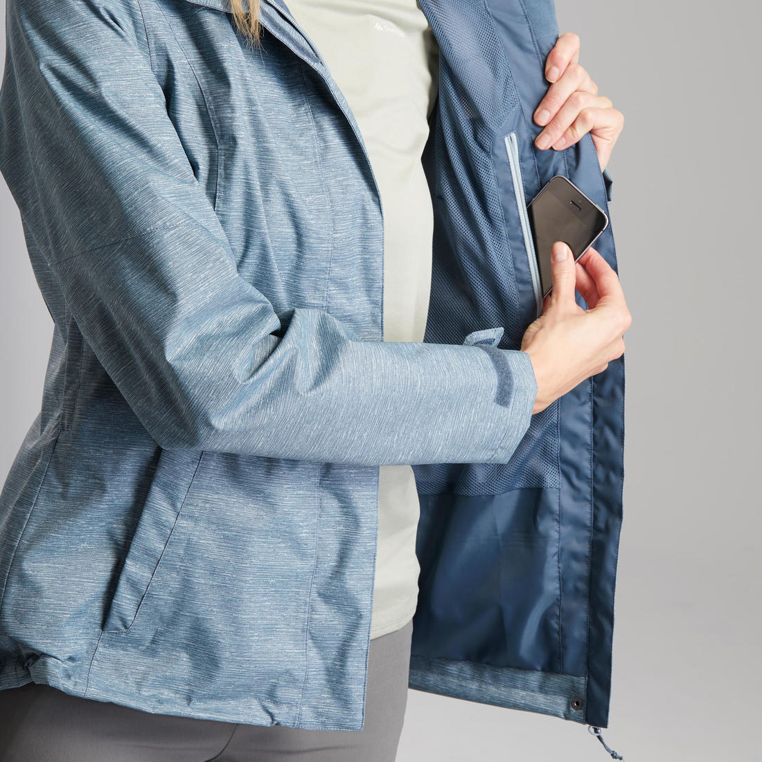 Veste imperméable de randonnée montagne - NH500 - Femme