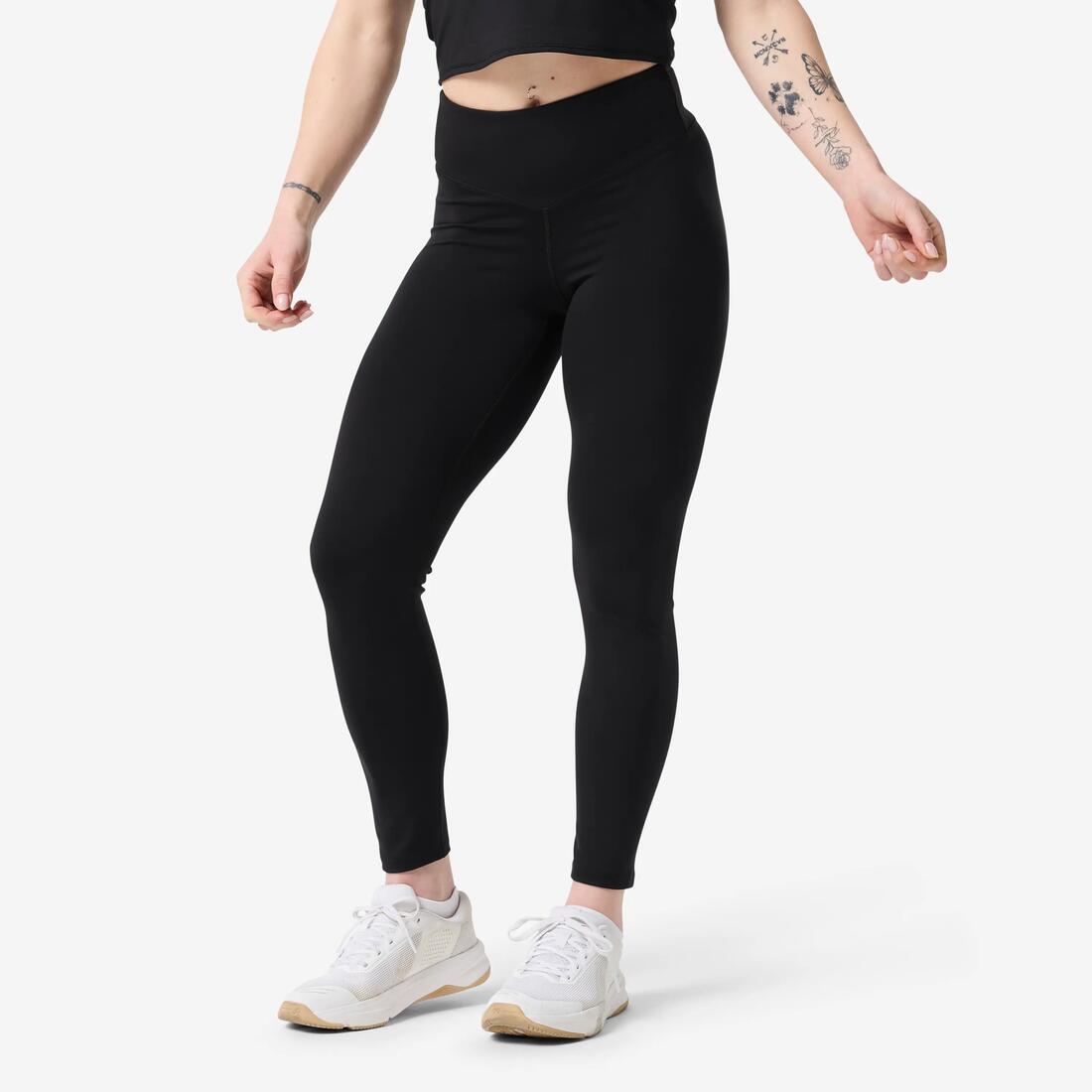 Legging de musculation froncé femme