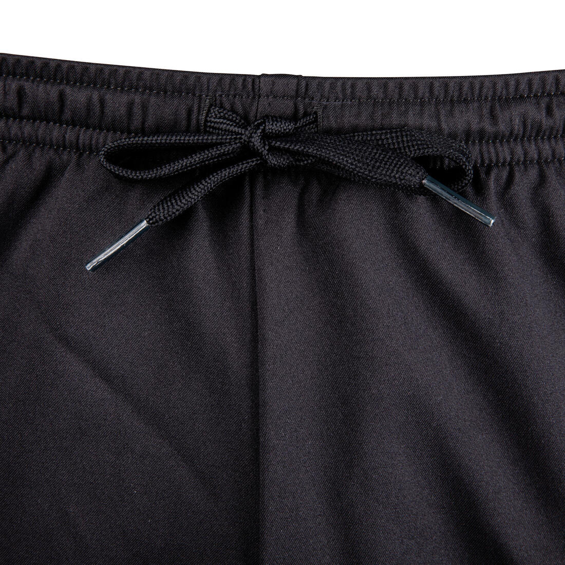 Short de football avec poches zippées adulte VIRALTO ZIP noir et